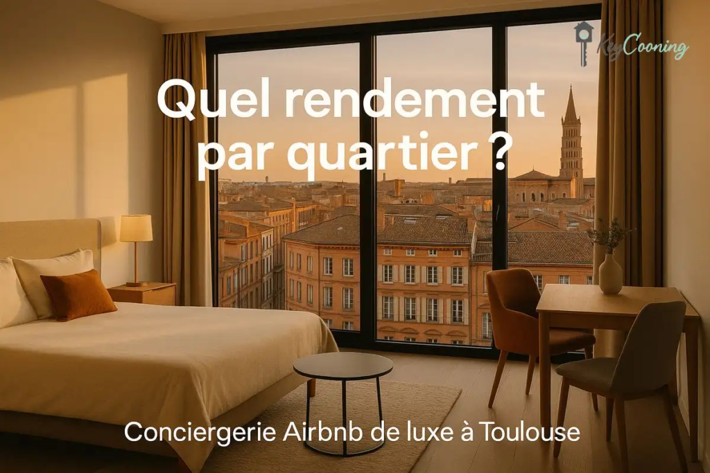 Quel rendement espérer d&rsquo;un studio en courte durée à Toulouse : chiffres par qua